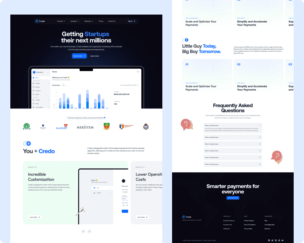 New Landing Page